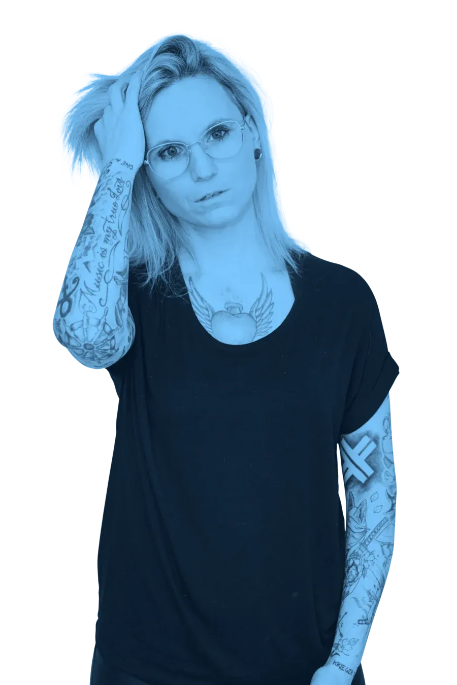 Portrait von HotStuff, freigestellt